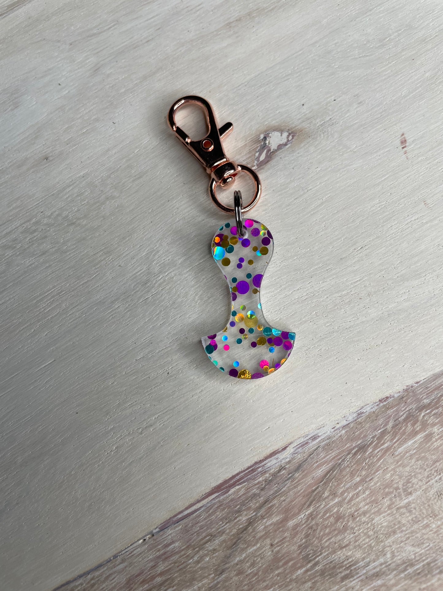 Trolley Token rainbow Glitter