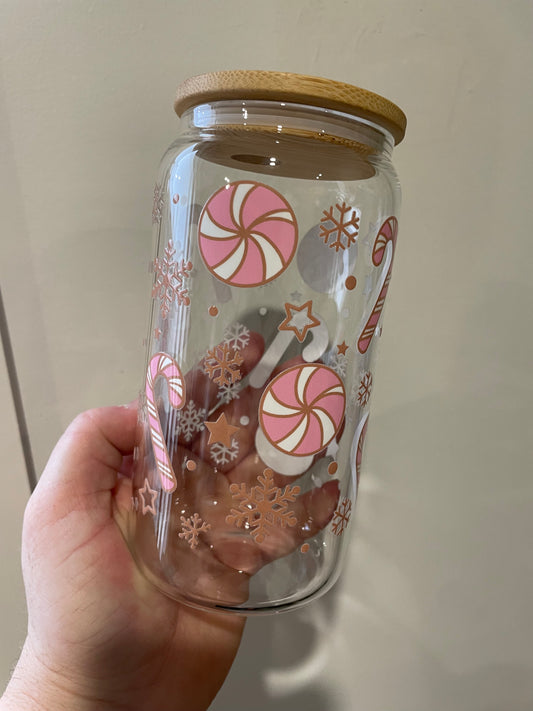 Pink candy cane