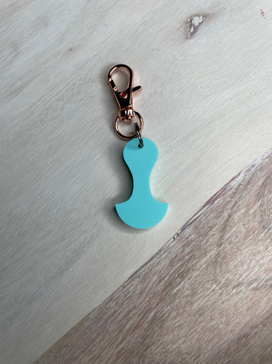 Trolley token teal